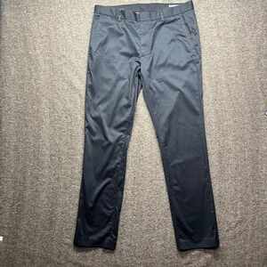 Bonobos Chino Pants Mens 34x32 Navy Blue Fits 35x32 Tailored Fit Monday Pant